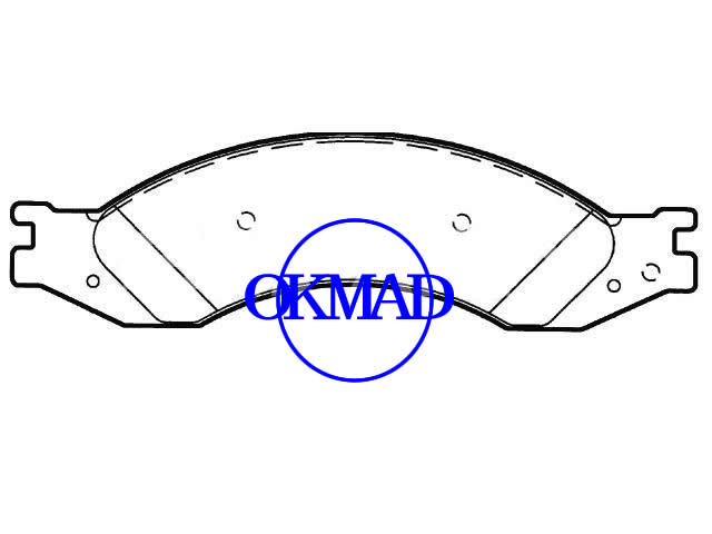 Pastilha de freio GMC C4500 C5500 C6500 C7500 C8500 TopKick FMSI:D1010-7914/D1064-7969 OEM:88982418,F1010